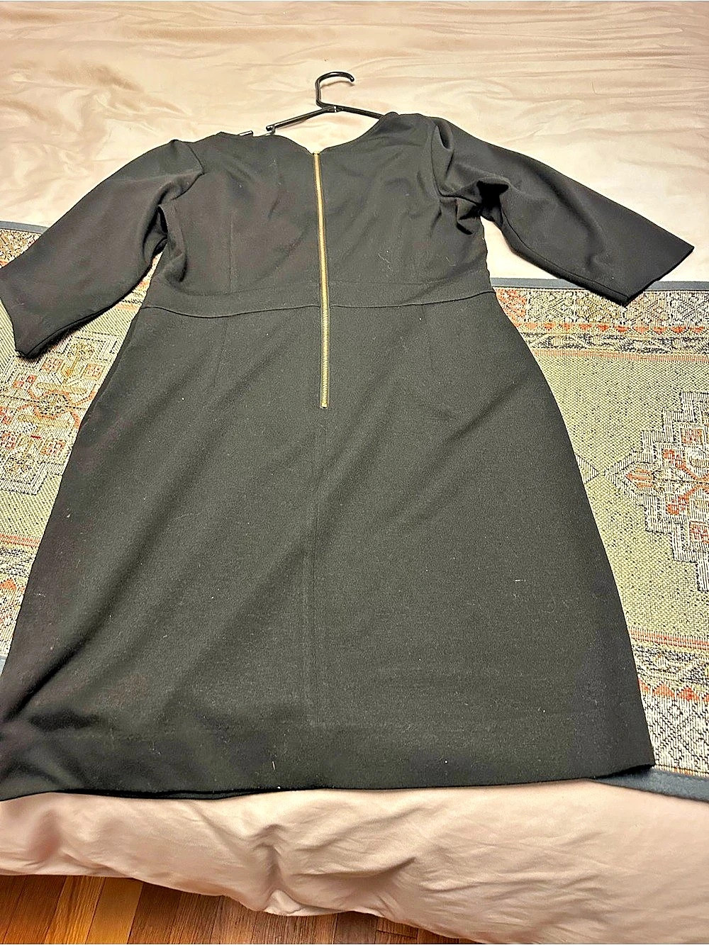 Banana Republic Black Midi Dress Size 10P